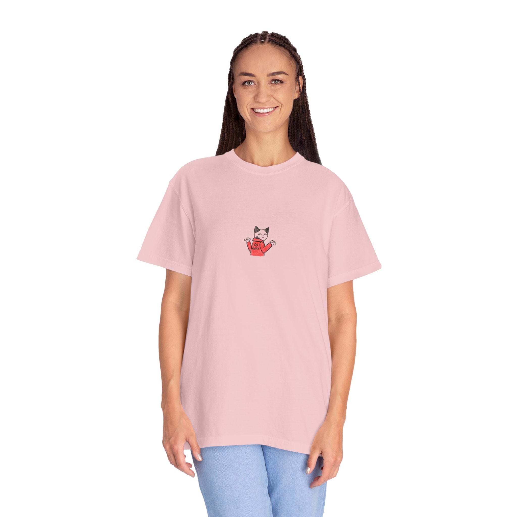 Cat 'Go Away' Graphic T-Shirt