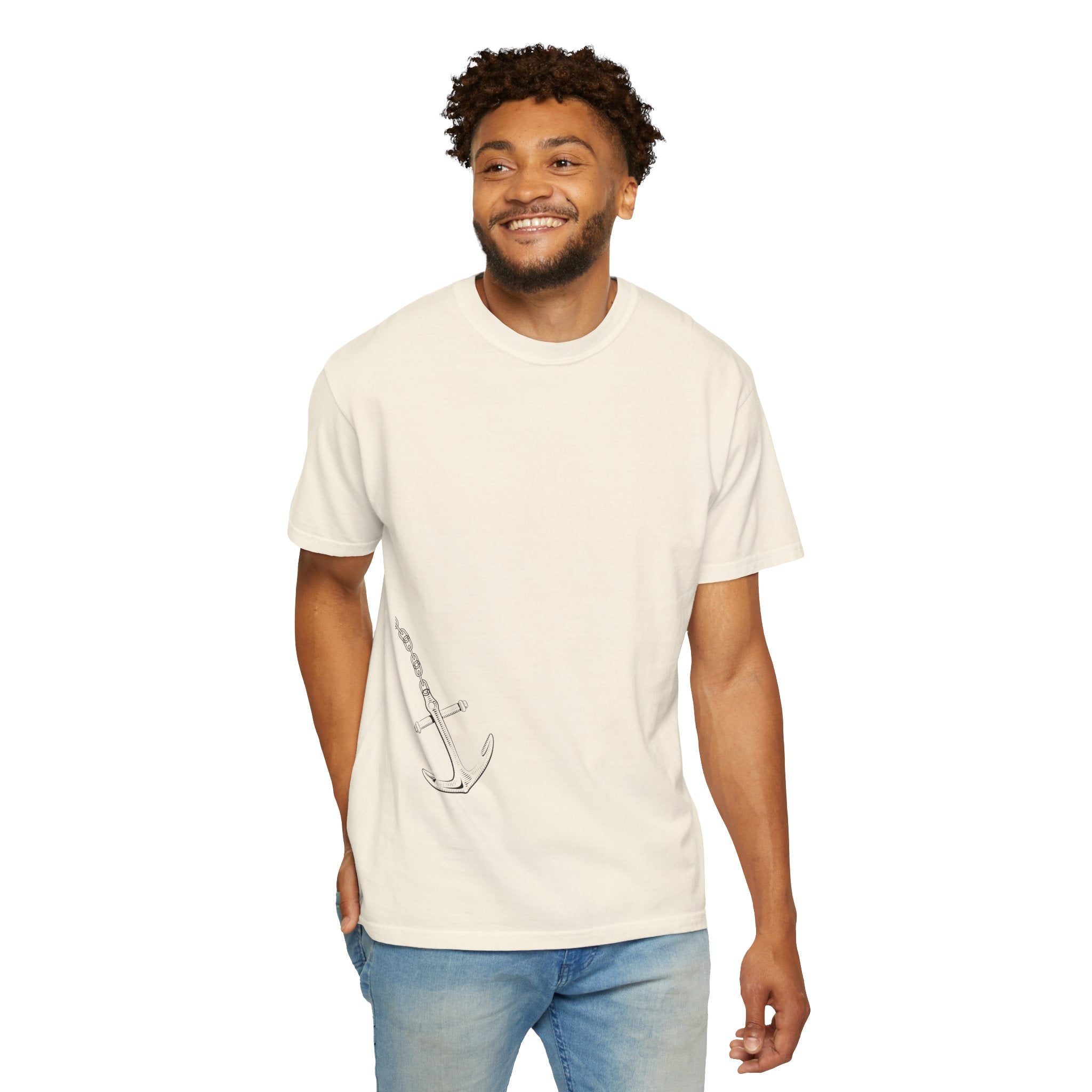 Anchored Graphic T-Shirt — Nautical Art