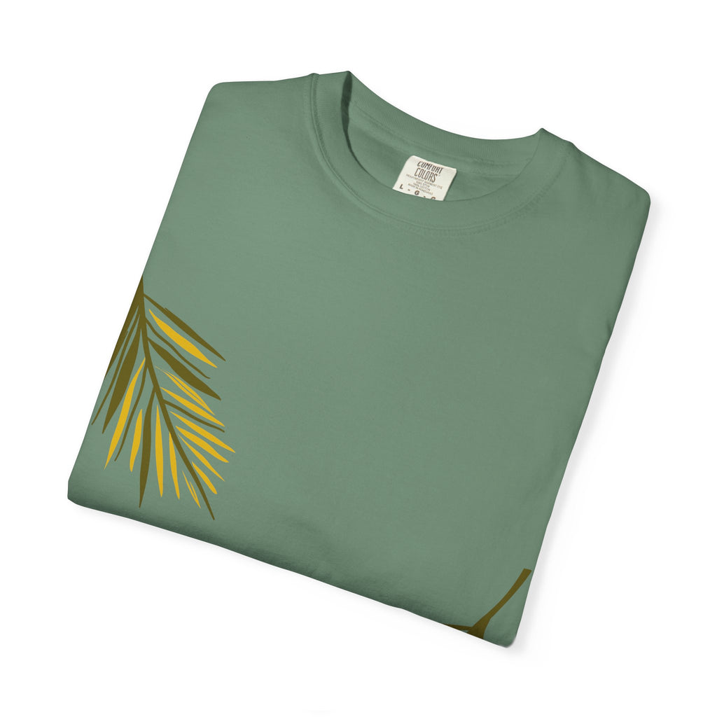Floral Leaves Tee — Leaf Print T-Shirt