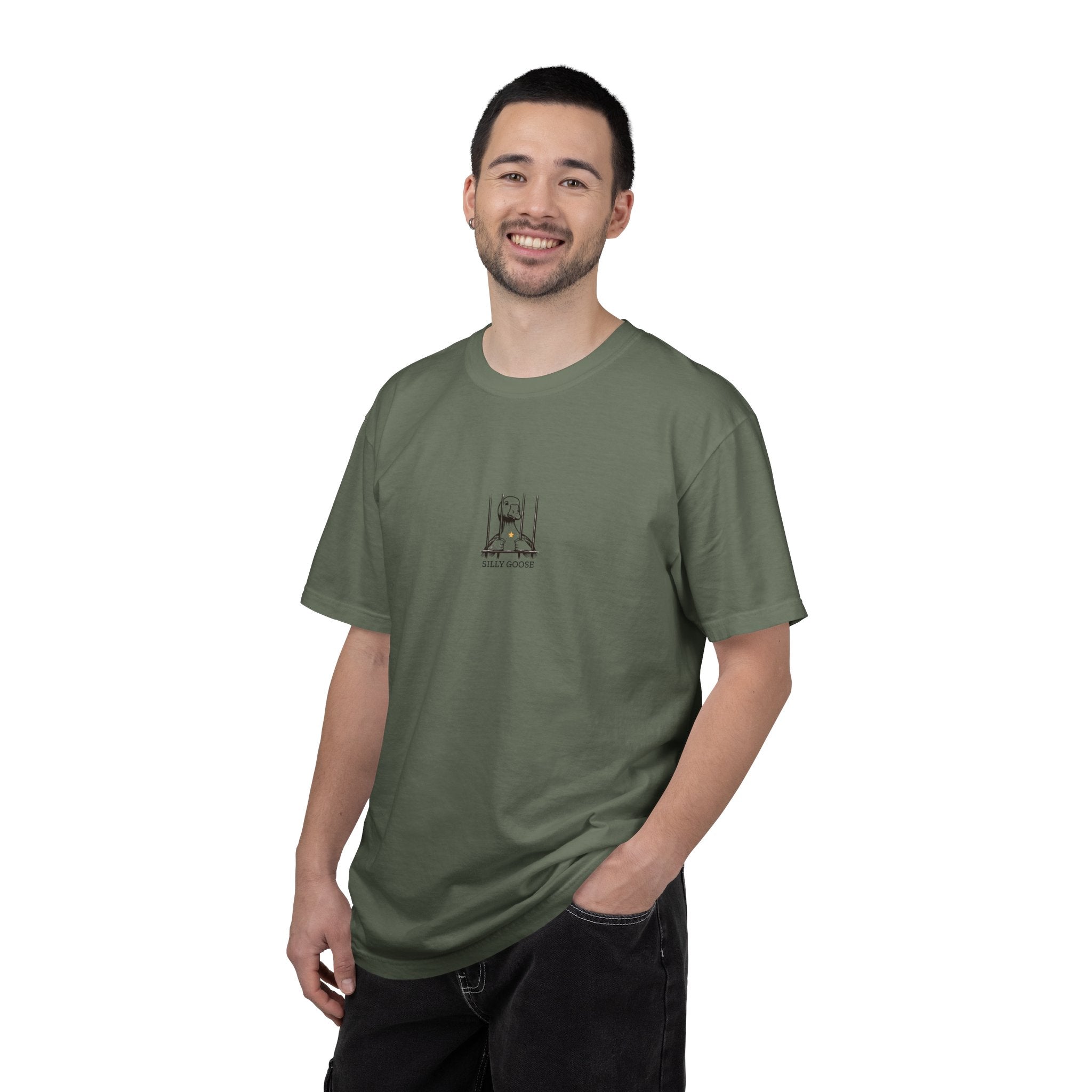 Silly Goose Graphic T-Shirt — Goose Behind Bars Tee