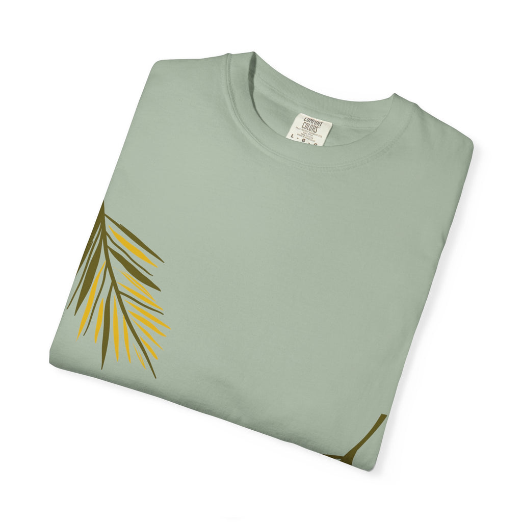 Floral Leaves Tee — Leaf Print T-Shirt