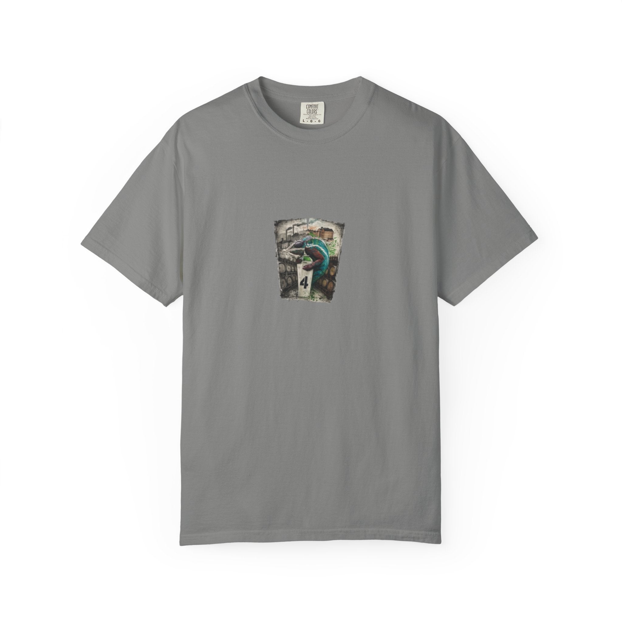 Split Street Art Paint Graphic T-Shirt