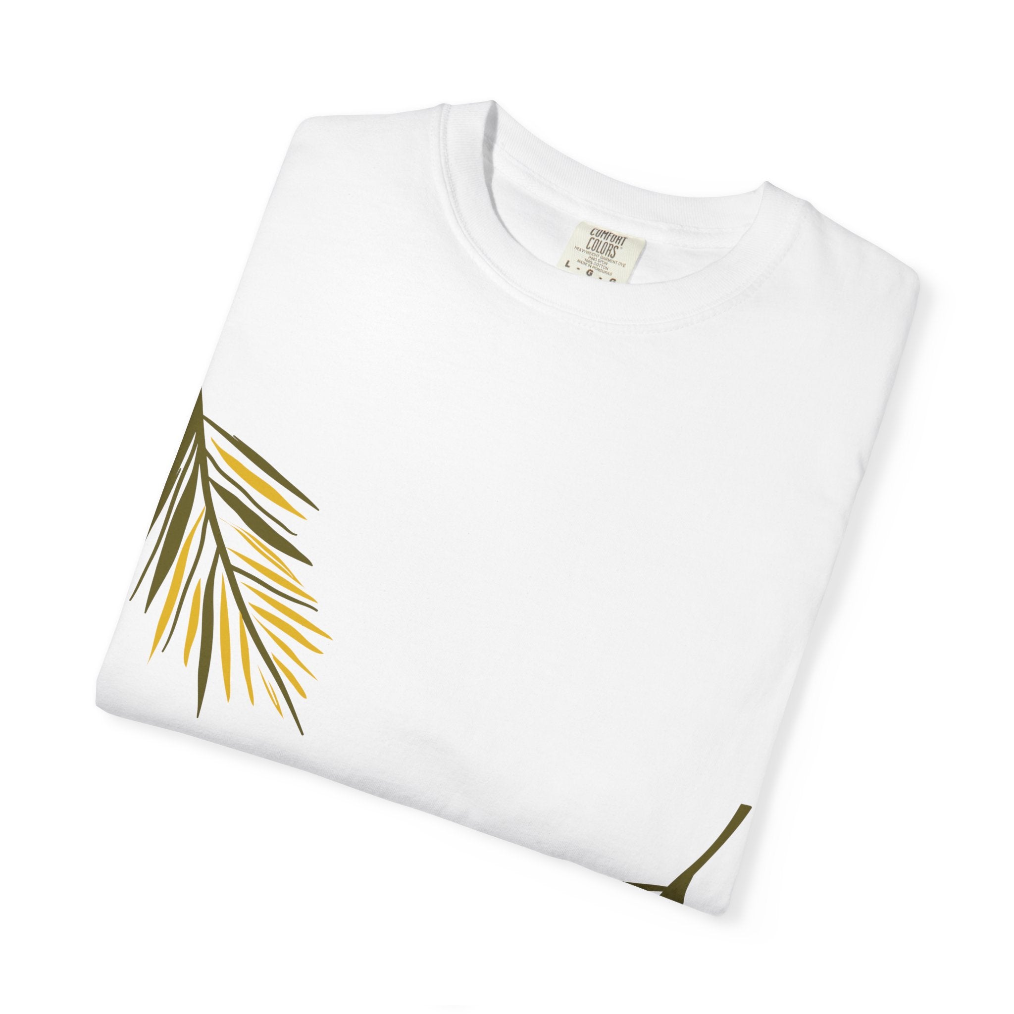 Floral Leaves Tee — Leaf Print T-Shirt