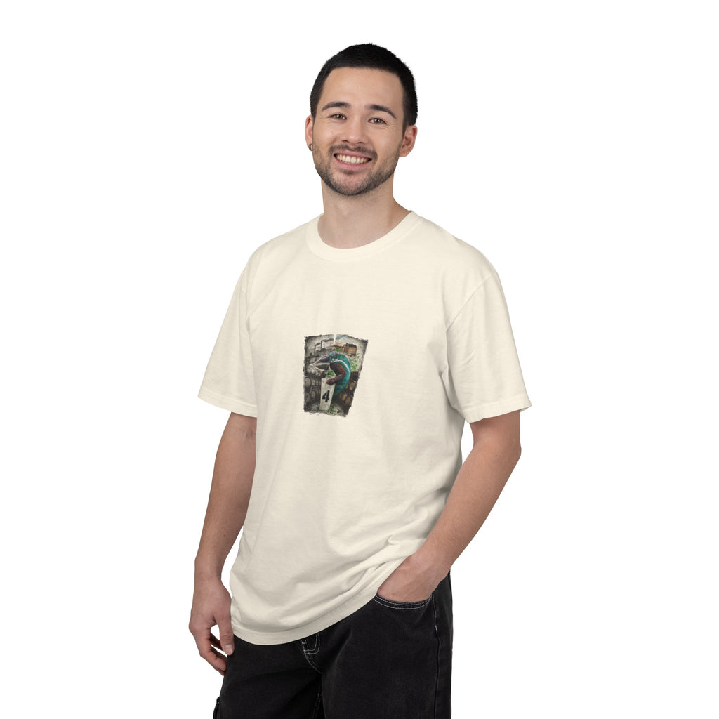 Split Street Art Paint Graphic T-Shirt