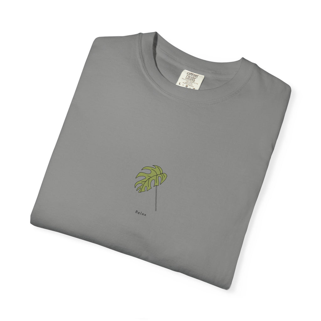 Relax Leaf T-Shirt — Calming Minimalist Tee