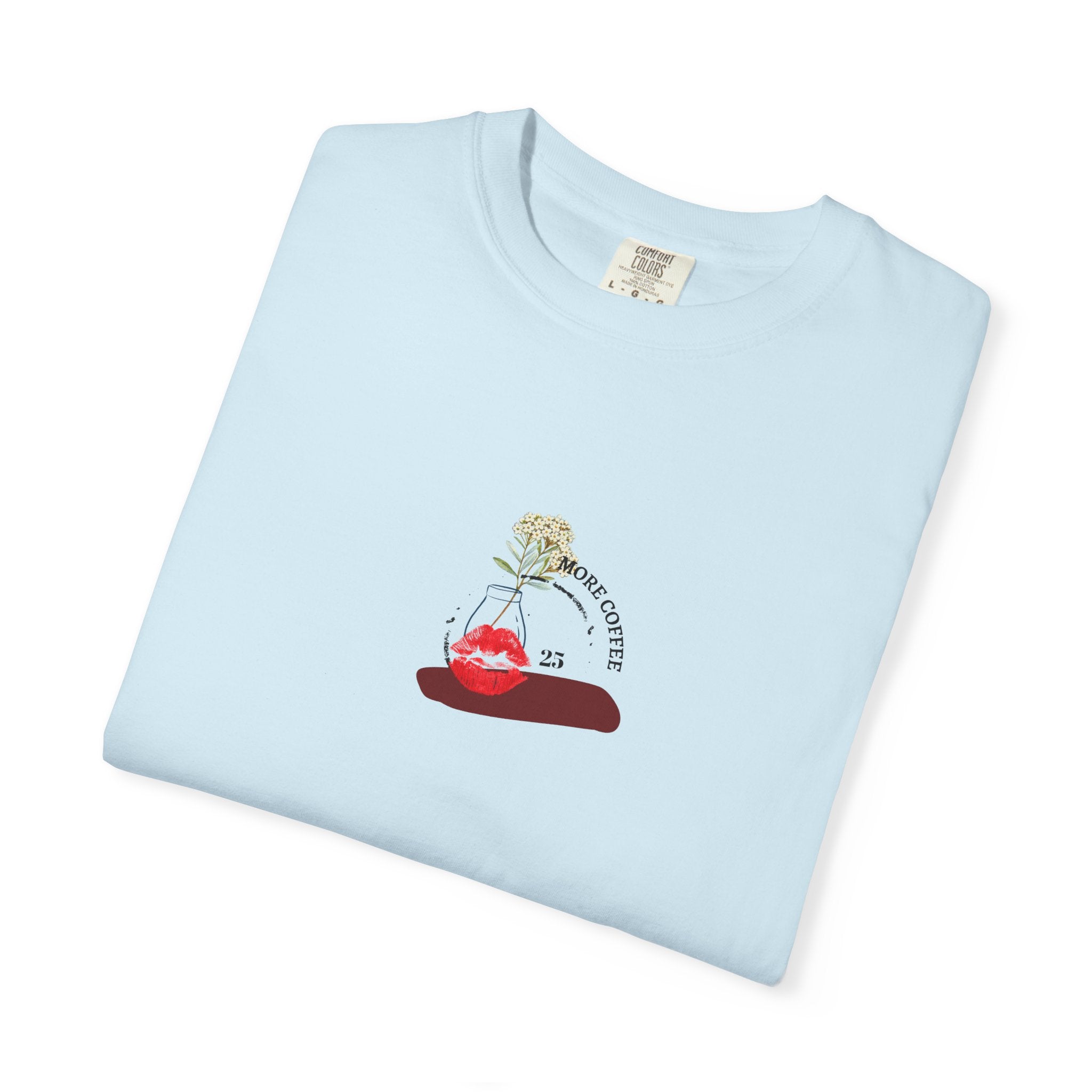 'More Coffee' Flower Pot T-Shirt — Retro Shelf Plant Graphic Tee