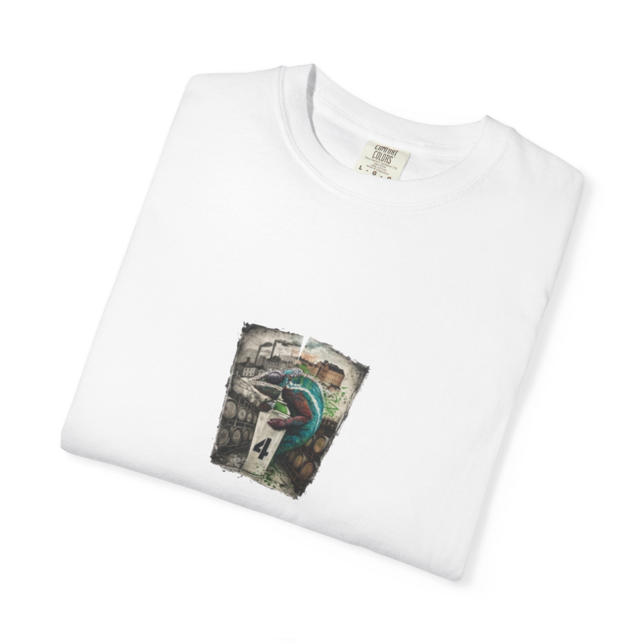 Split Street Art Paint Graphic T-Shirt