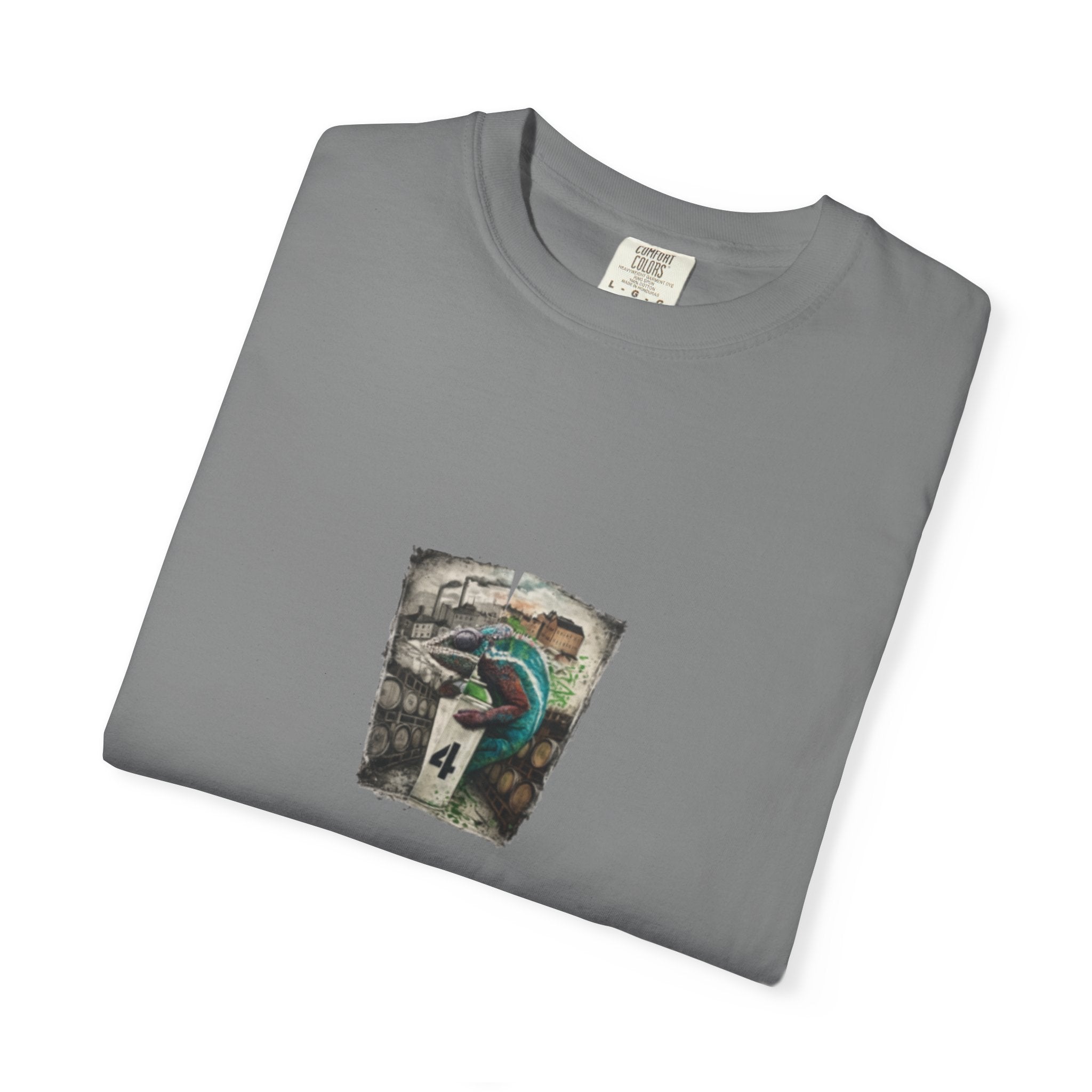 Split Street Art Paint Graphic T-Shirt