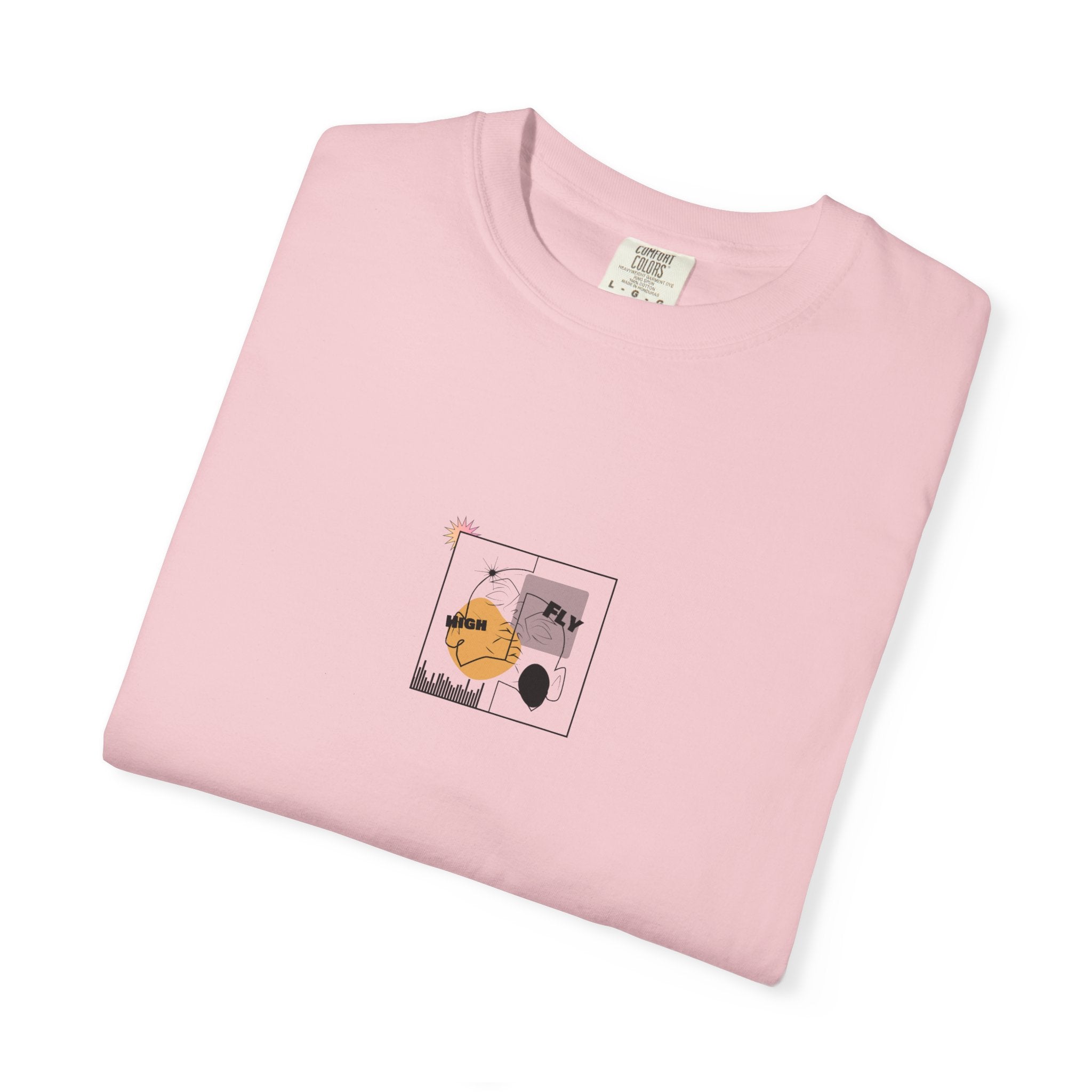 Fly High Split-Face Graphic T-Shirt