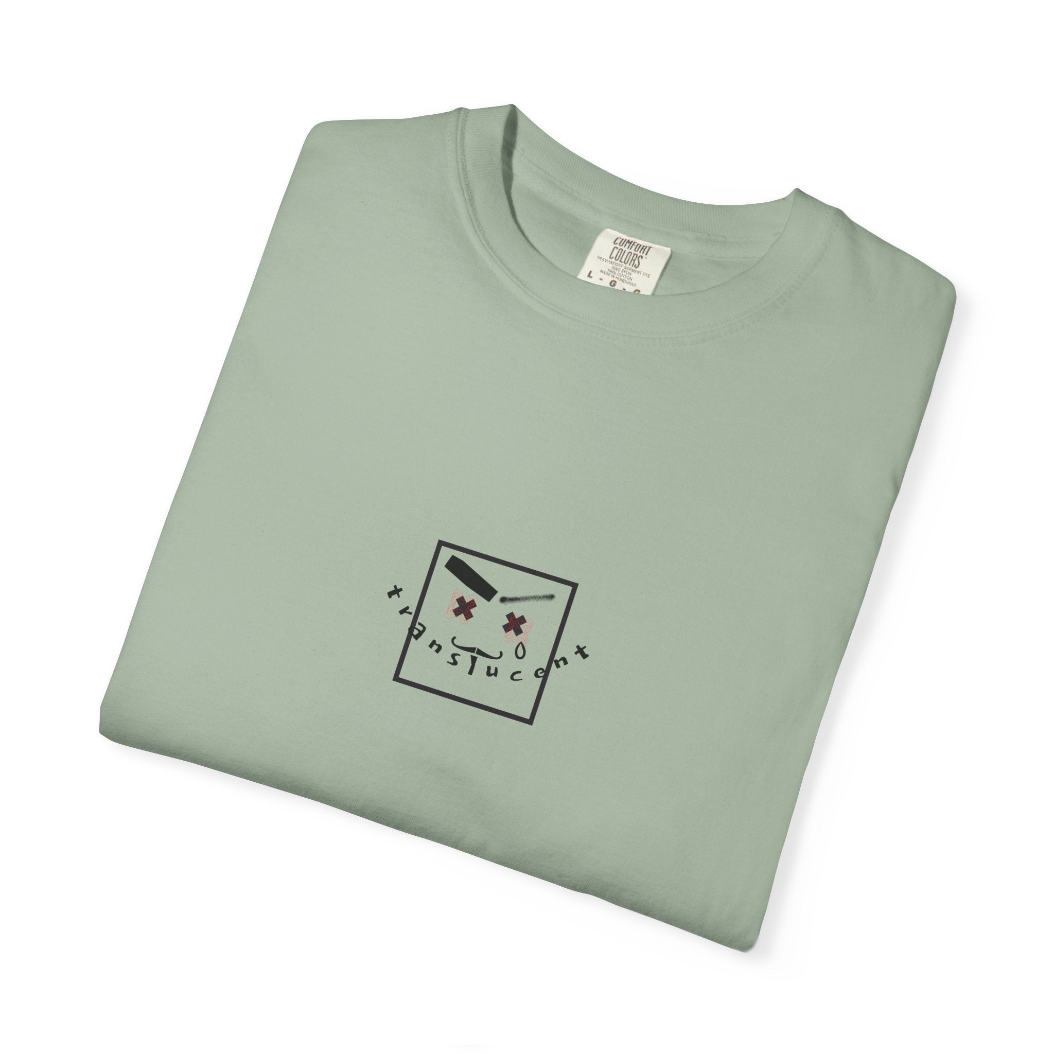 Translucent Smile T-Shirt — Edgy Geometric Art Tee