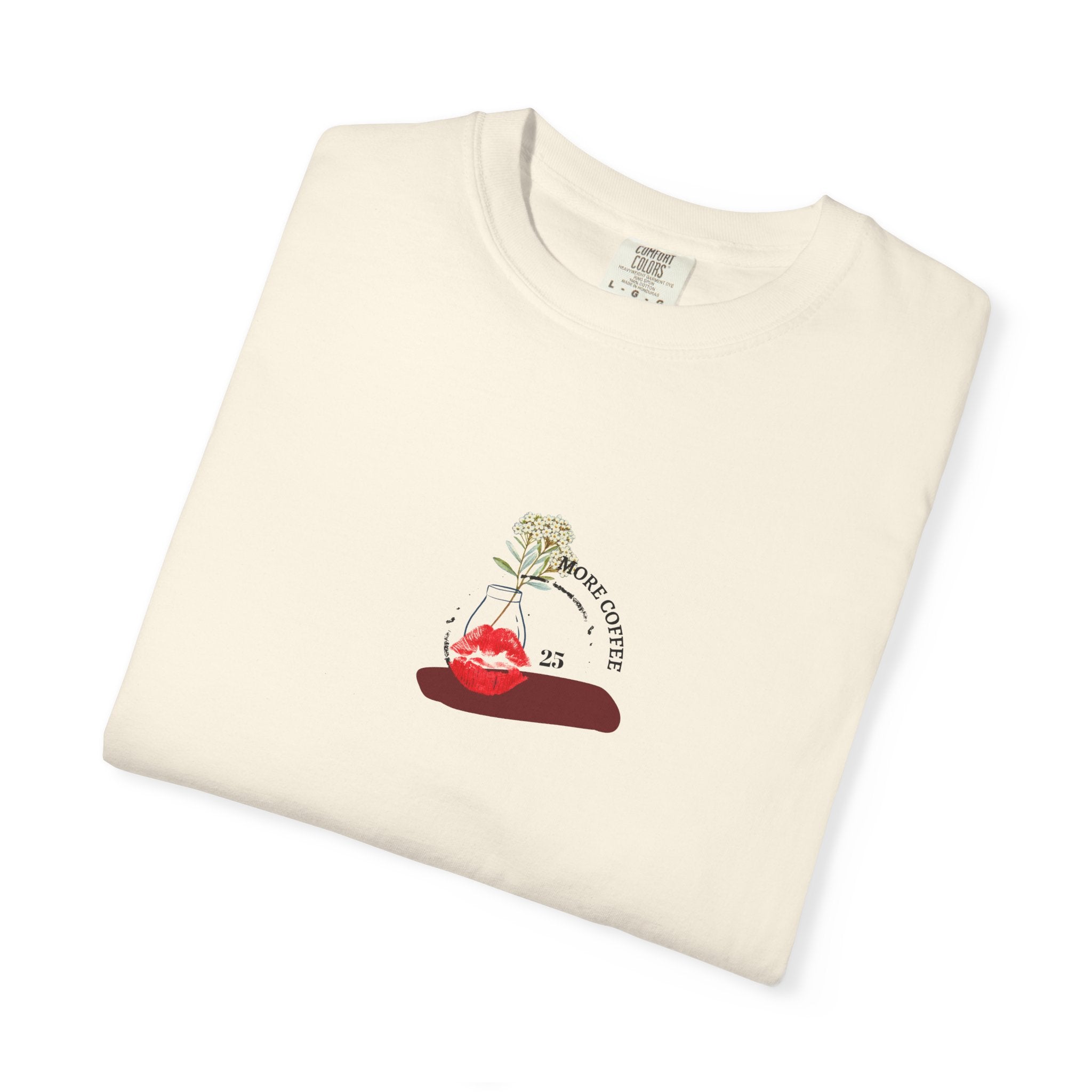 'More Coffee' Flower Pot T-Shirt — Retro Shelf Plant Graphic Tee