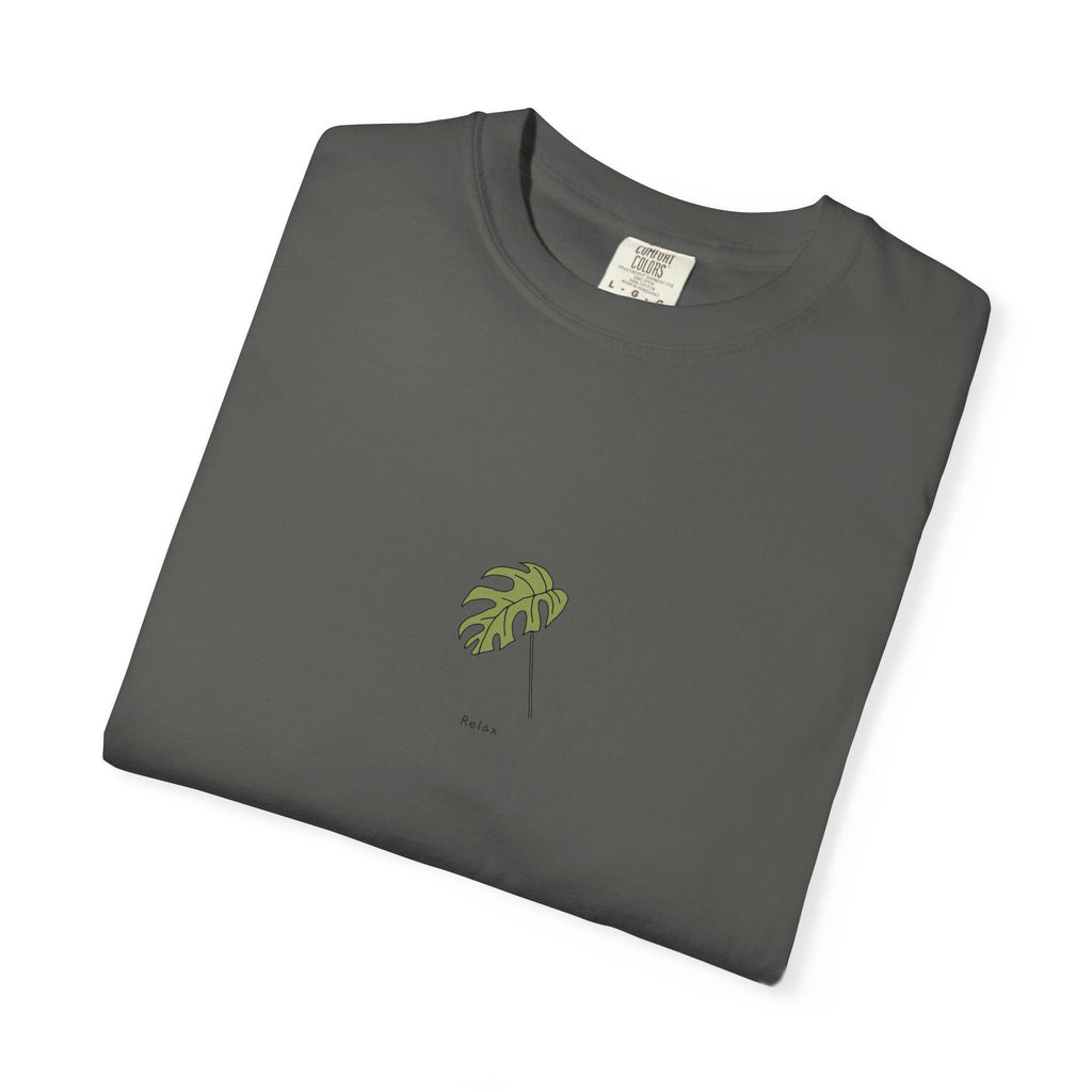 Relax Leaf T-Shirt — Calming Minimalist Tee