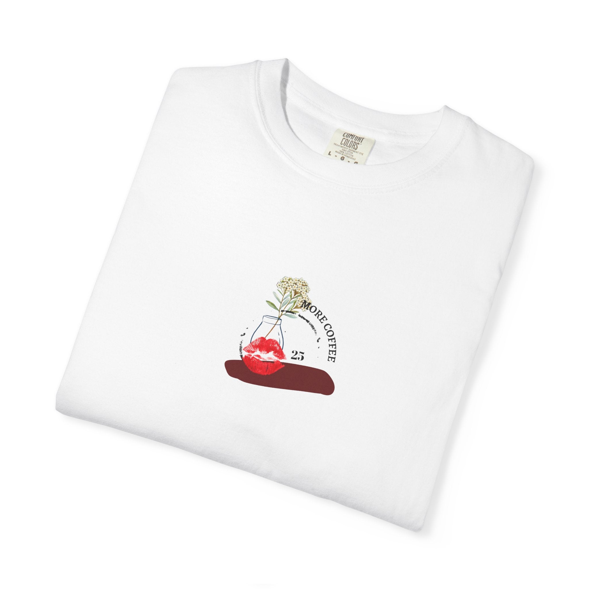 'More Coffee' Flower Pot T-Shirt — Retro Shelf Plant Graphic Tee