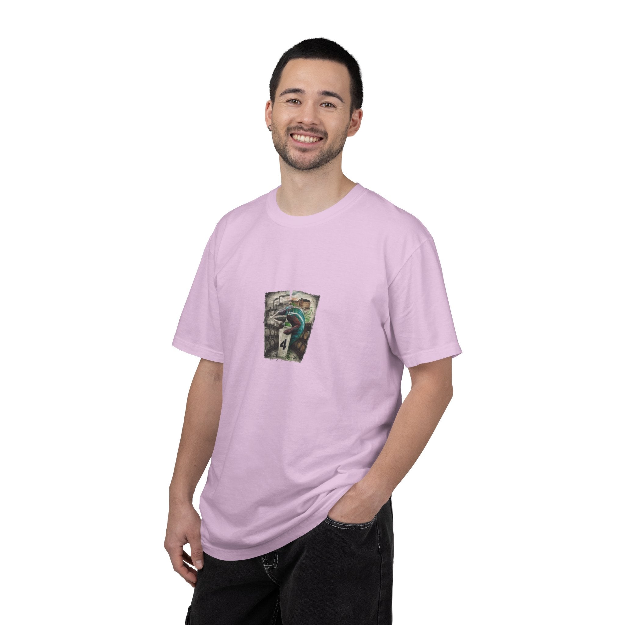 Split Street Art Paint Graphic T-Shirt