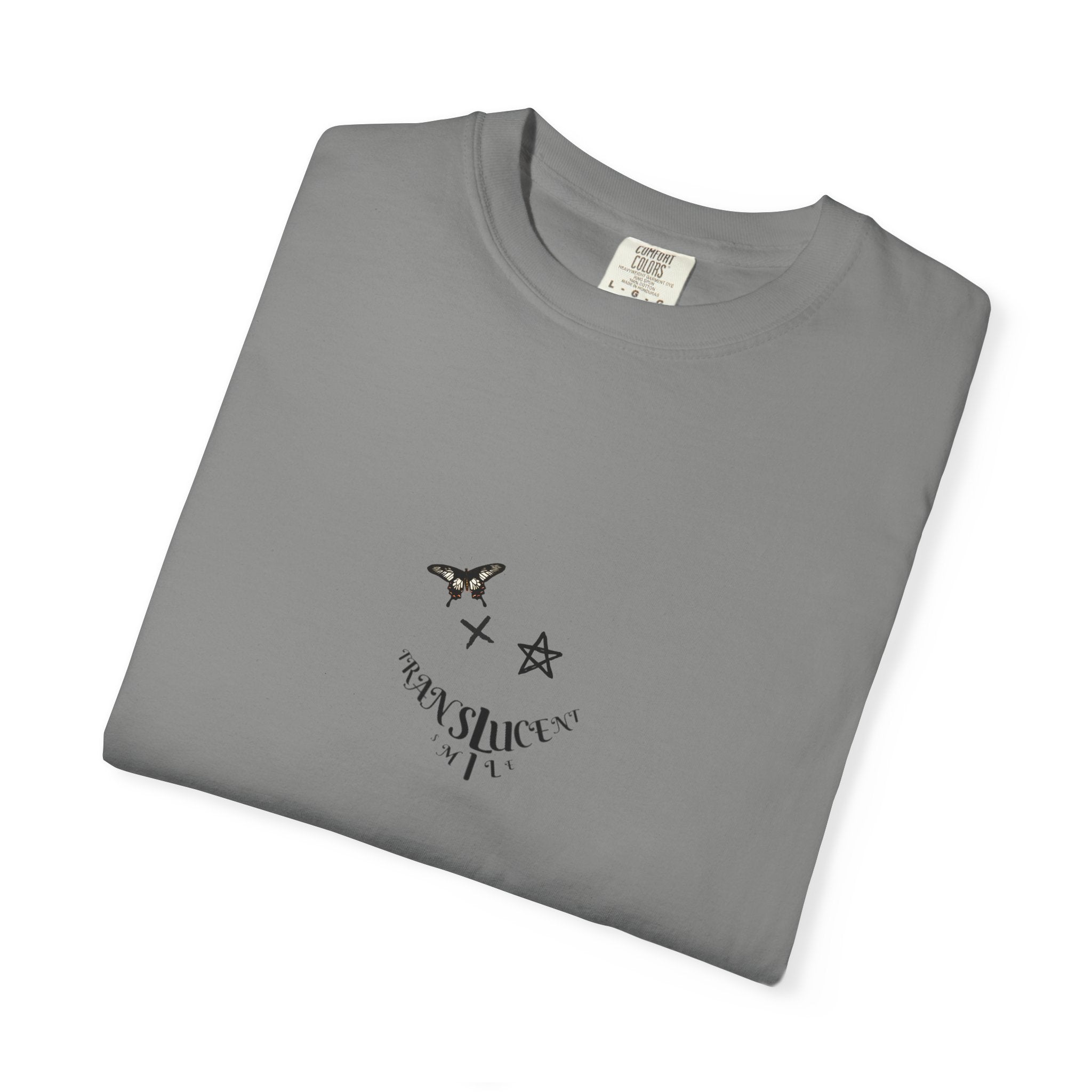 Translucent Smile Graphic T-Shirt — 'Translucent smile' Tee