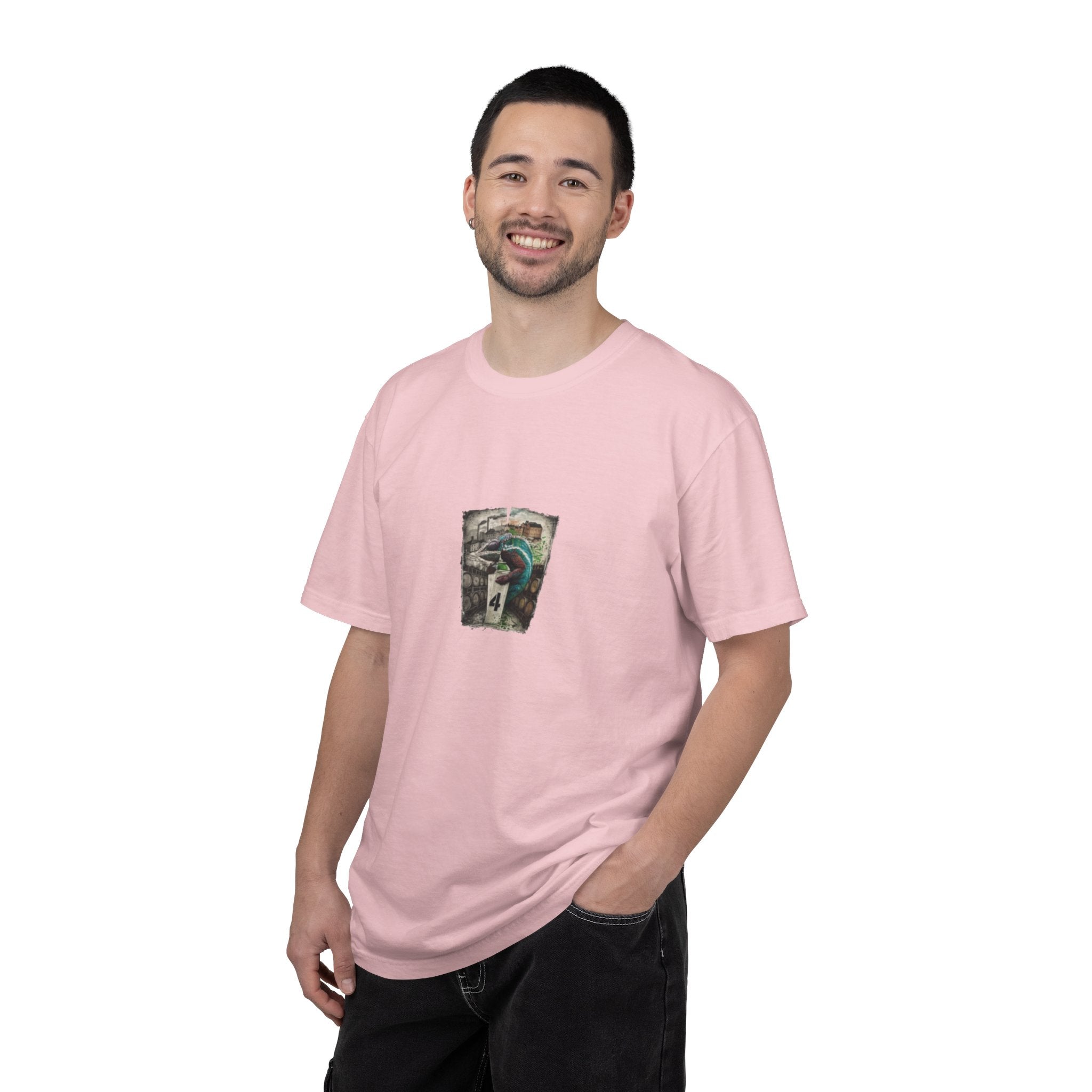 Split Street Art Paint Graphic T-Shirt