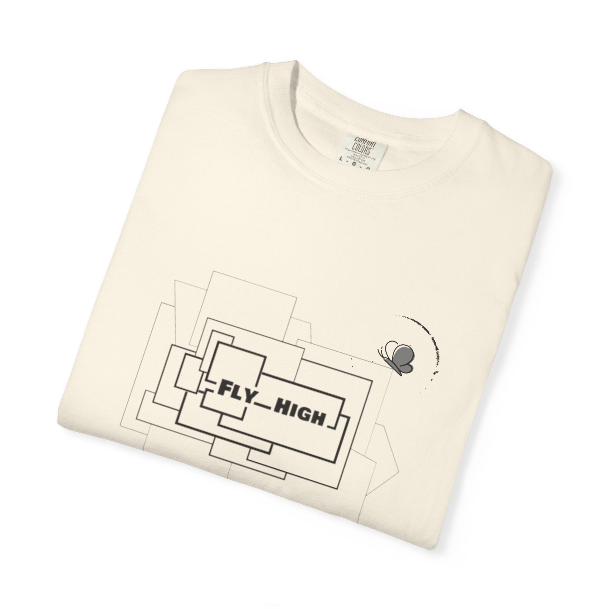 Fly High Graphic T-Shirt — Vintage-Inspired 'Fly High' Tee