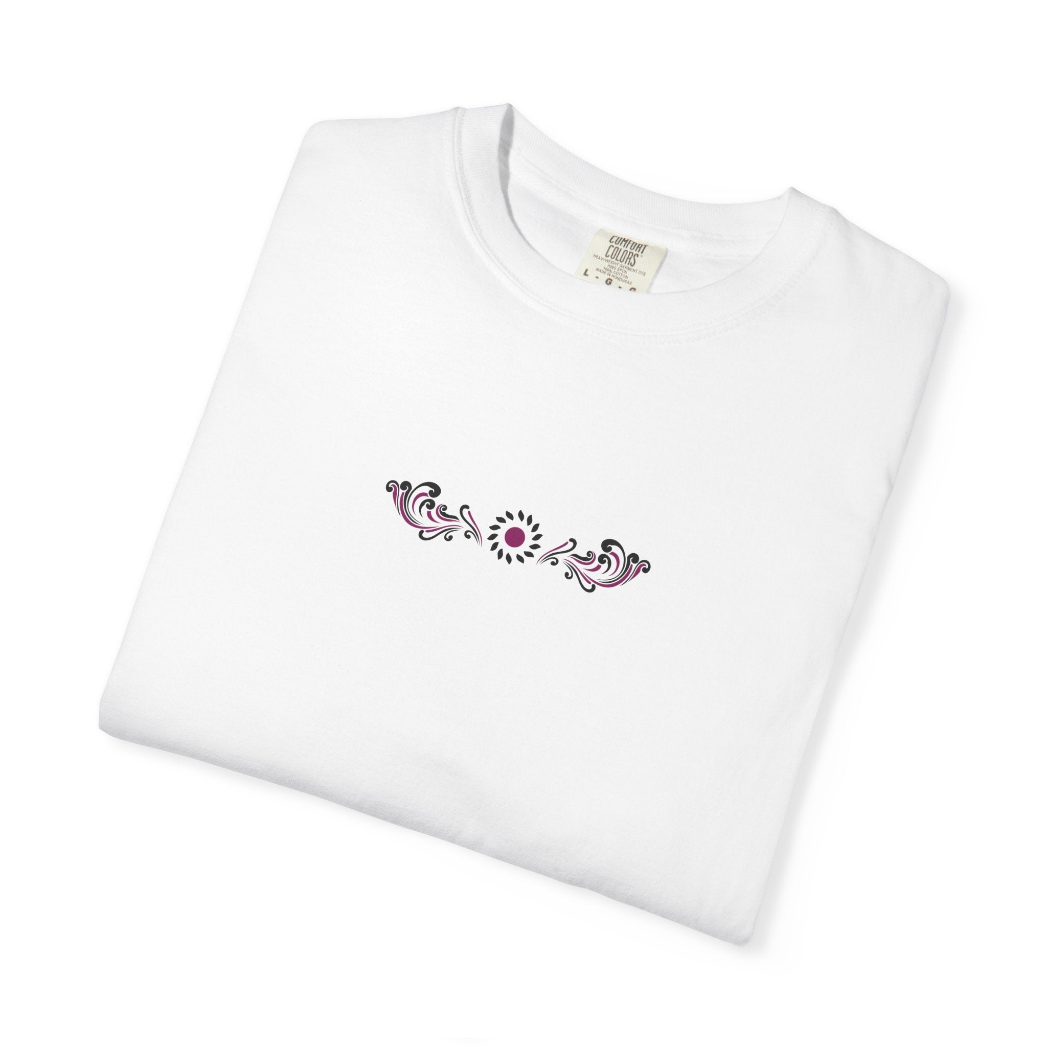 Tattoo-Style Graphic T-Shirt — Center Chest Design