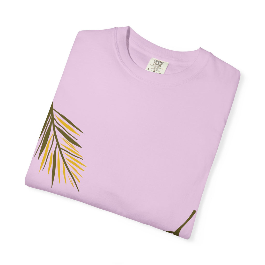 Floral Leaves Tee — Leaf Print T-Shirt