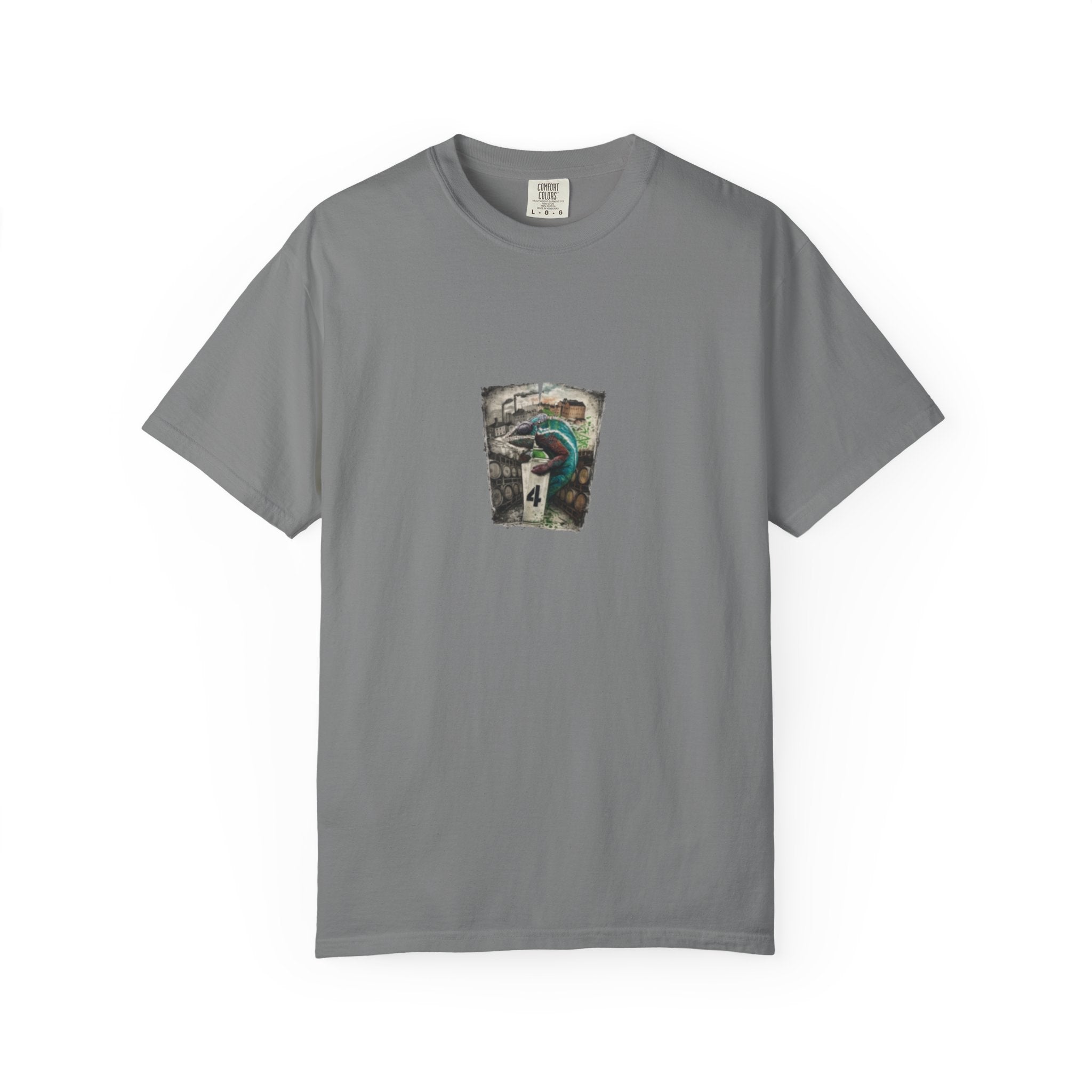 Split Street Art Paint Graphic T-Shirt