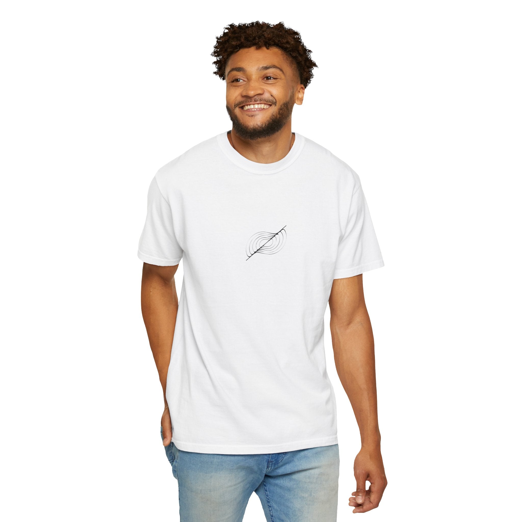 Minimalist Chest Graphic T-Shirt — Cool Simplistic Center Design