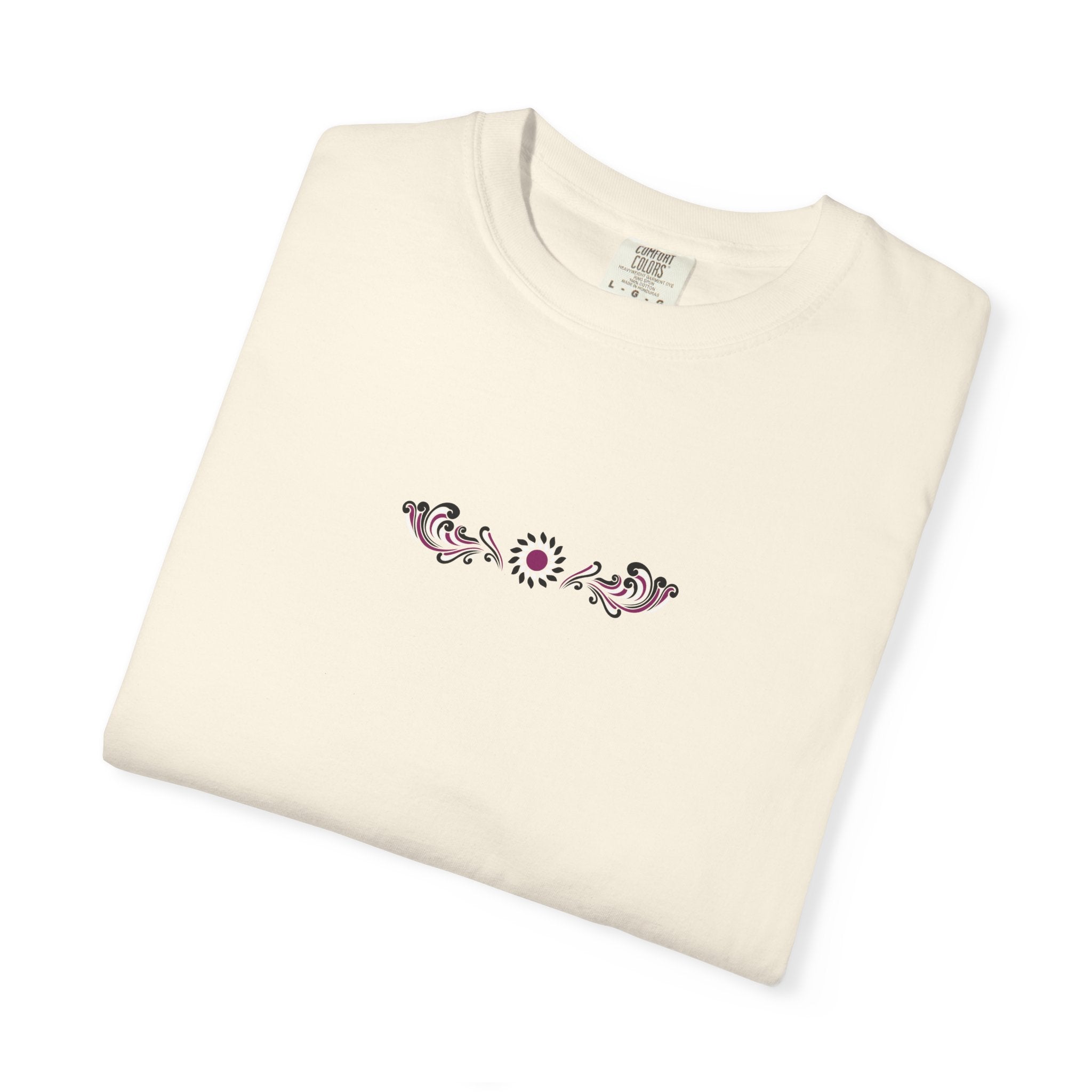 Tattoo-Style Graphic T-Shirt — Center Chest Design