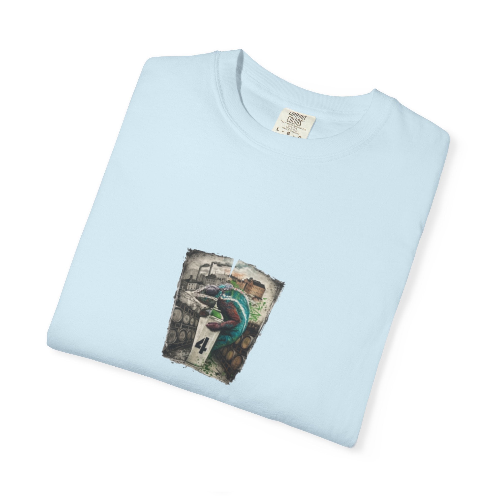 Split Street Art Paint Graphic T-Shirt