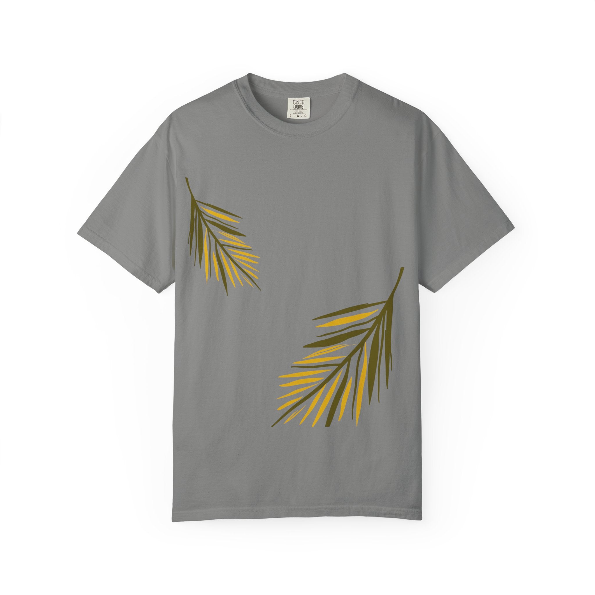 Floral Leaves Tee — Leaf Print T-Shirt