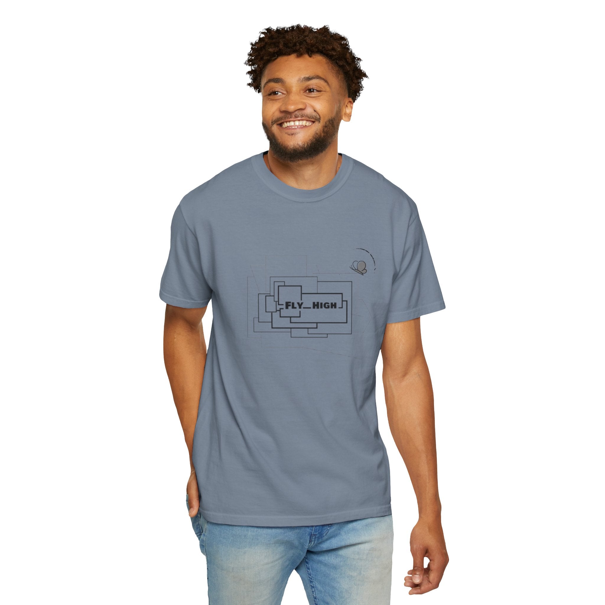 Fly High Graphic T-Shirt — Vintage-Inspired 'Fly High' Tee