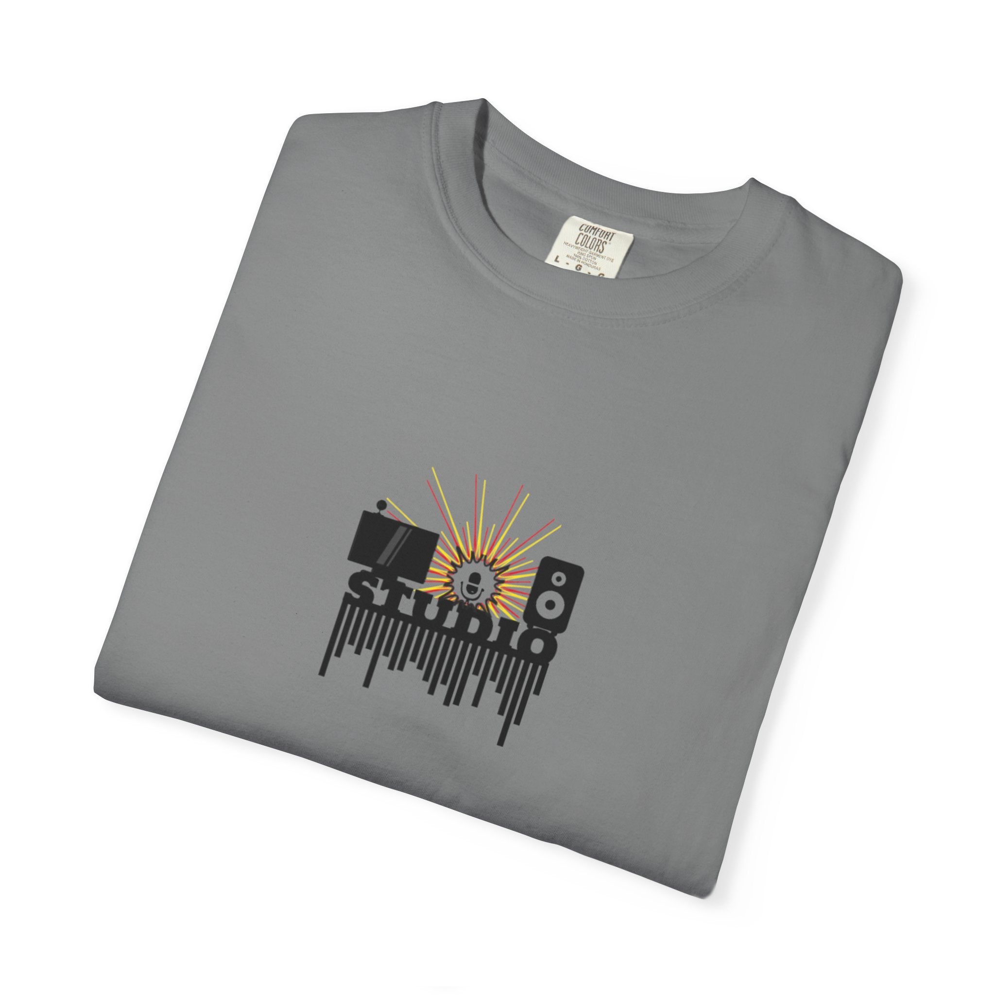 Studio Vibes Graphic T-Shirt — 'Studio' Desktop Design