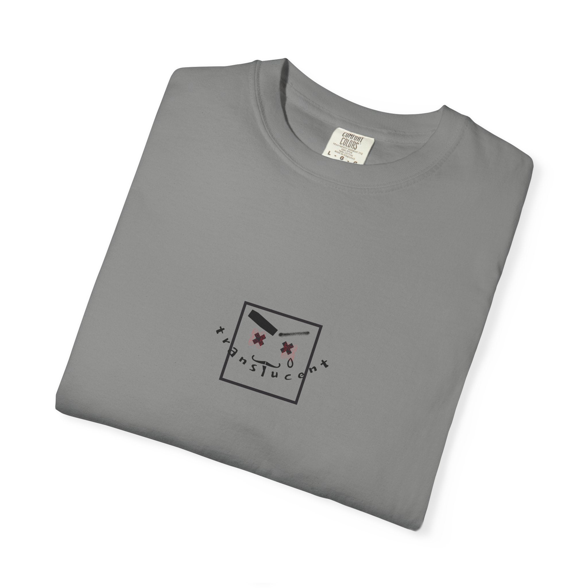 Translucent Smile T-Shirt — Edgy Geometric Art Tee