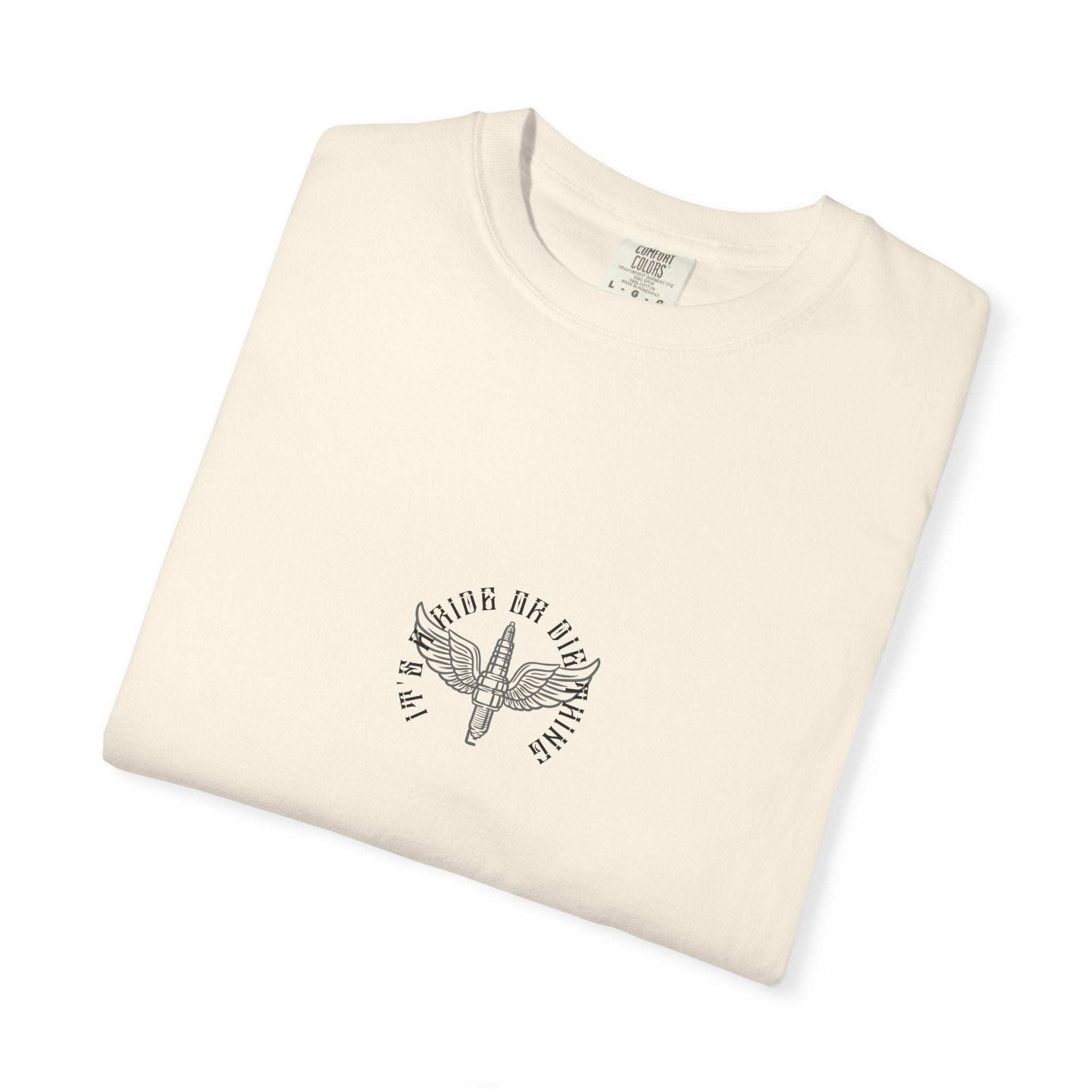 Ride or Die Wings T-Shirt — Center piece Graphic