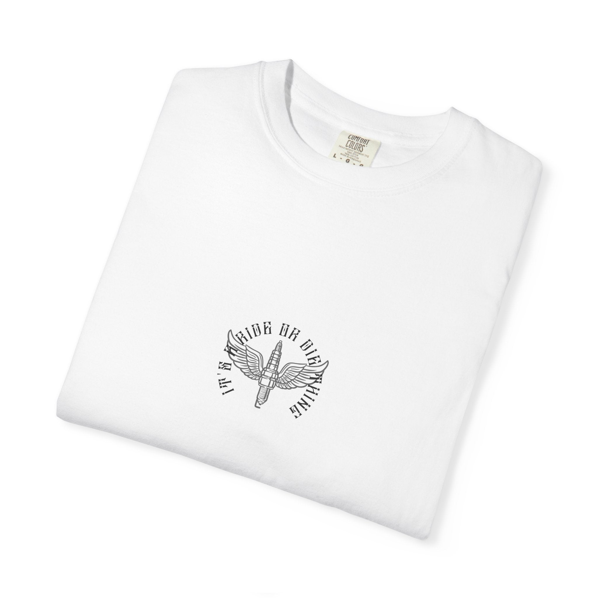 Ride or Die Wings T-Shirt — Center piece Graphic