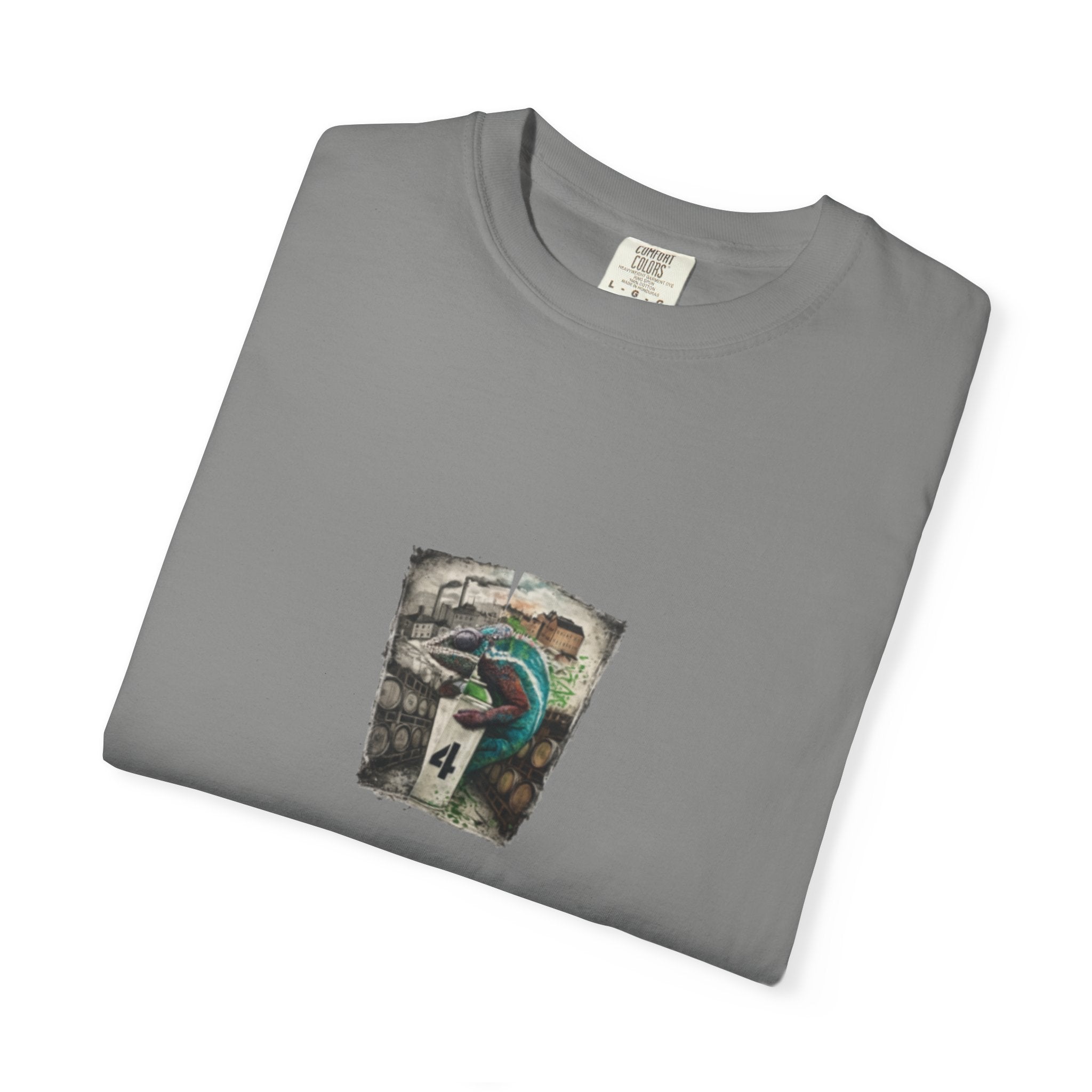 Split Street Art Paint Graphic T-Shirt