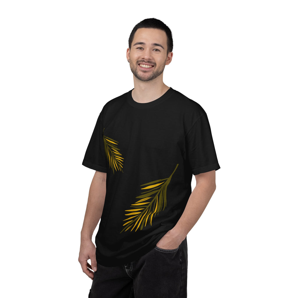 Floral Leaves Tee — Leaf Print T-Shirt