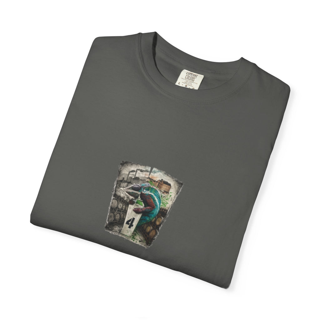 Split Street Art Paint Graphic T-Shirt