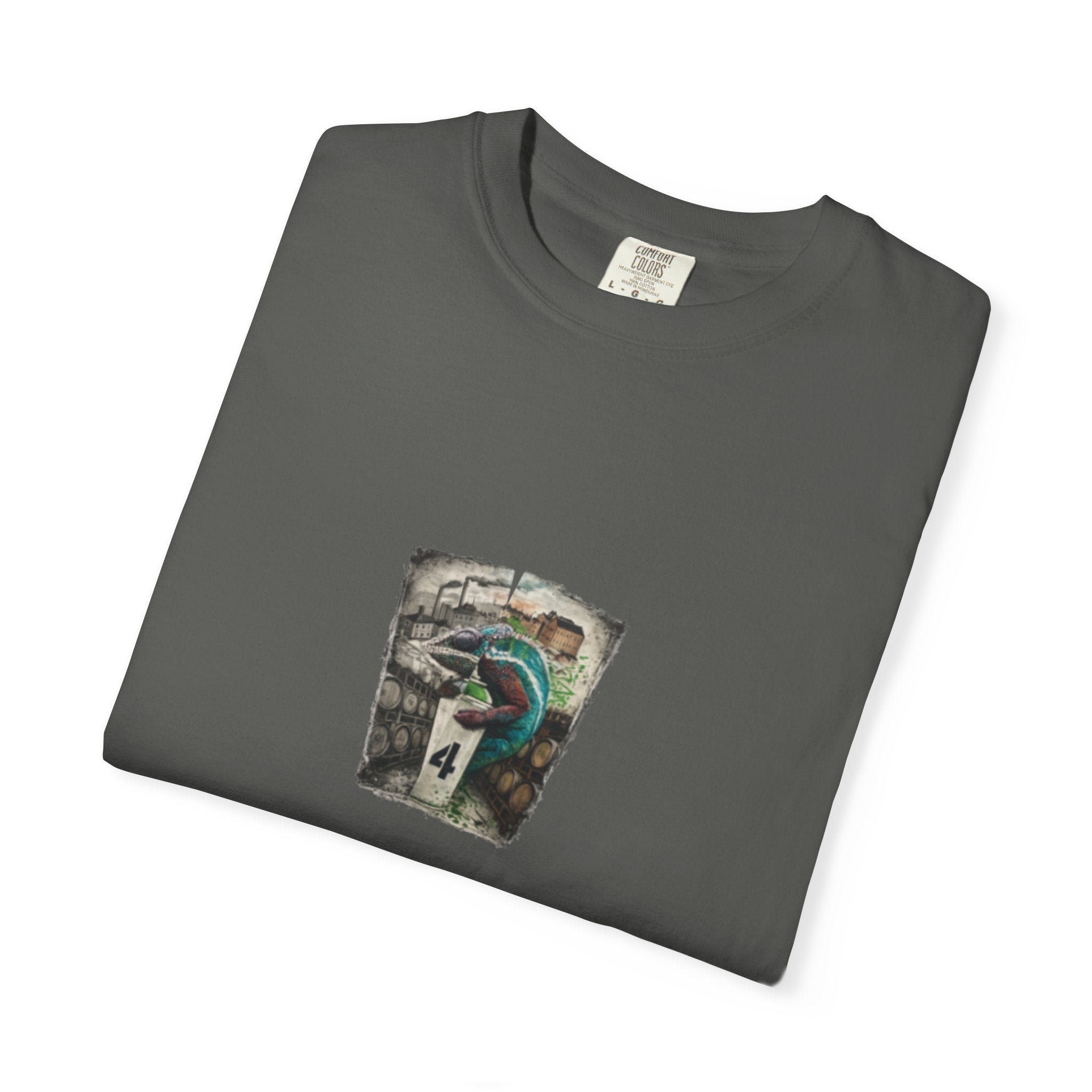 Split Street Art Paint Graphic T-Shirt