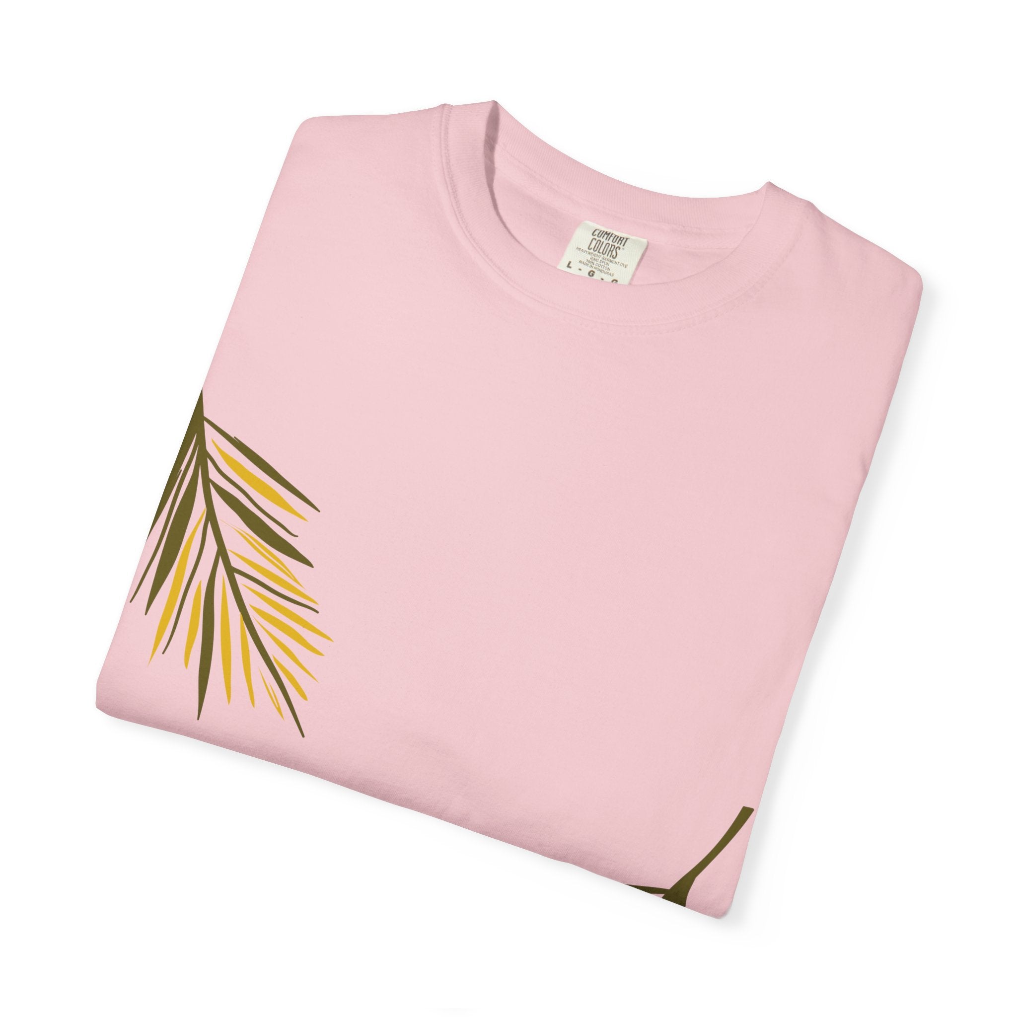 Floral Leaves Tee — Leaf Print T-Shirt