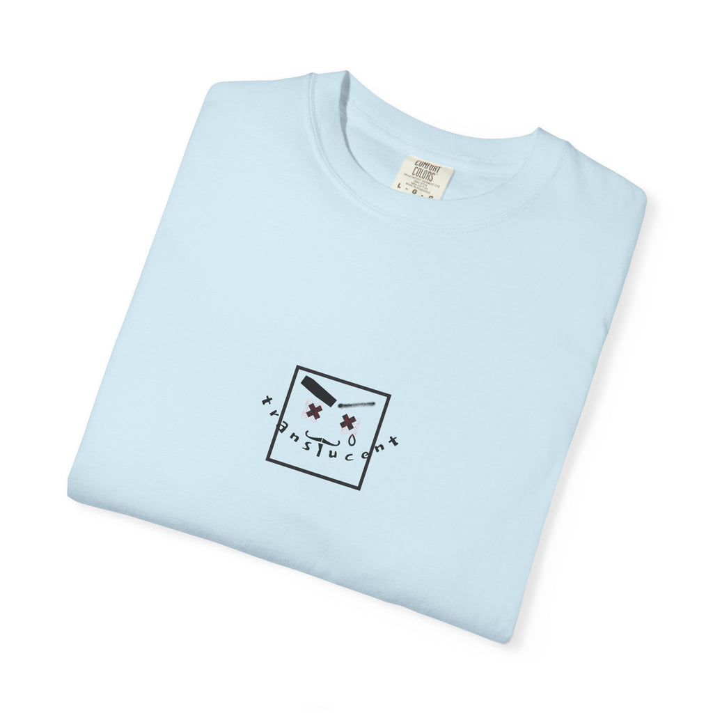 Translucent Smile T-Shirt — Edgy Geometric Art Tee
