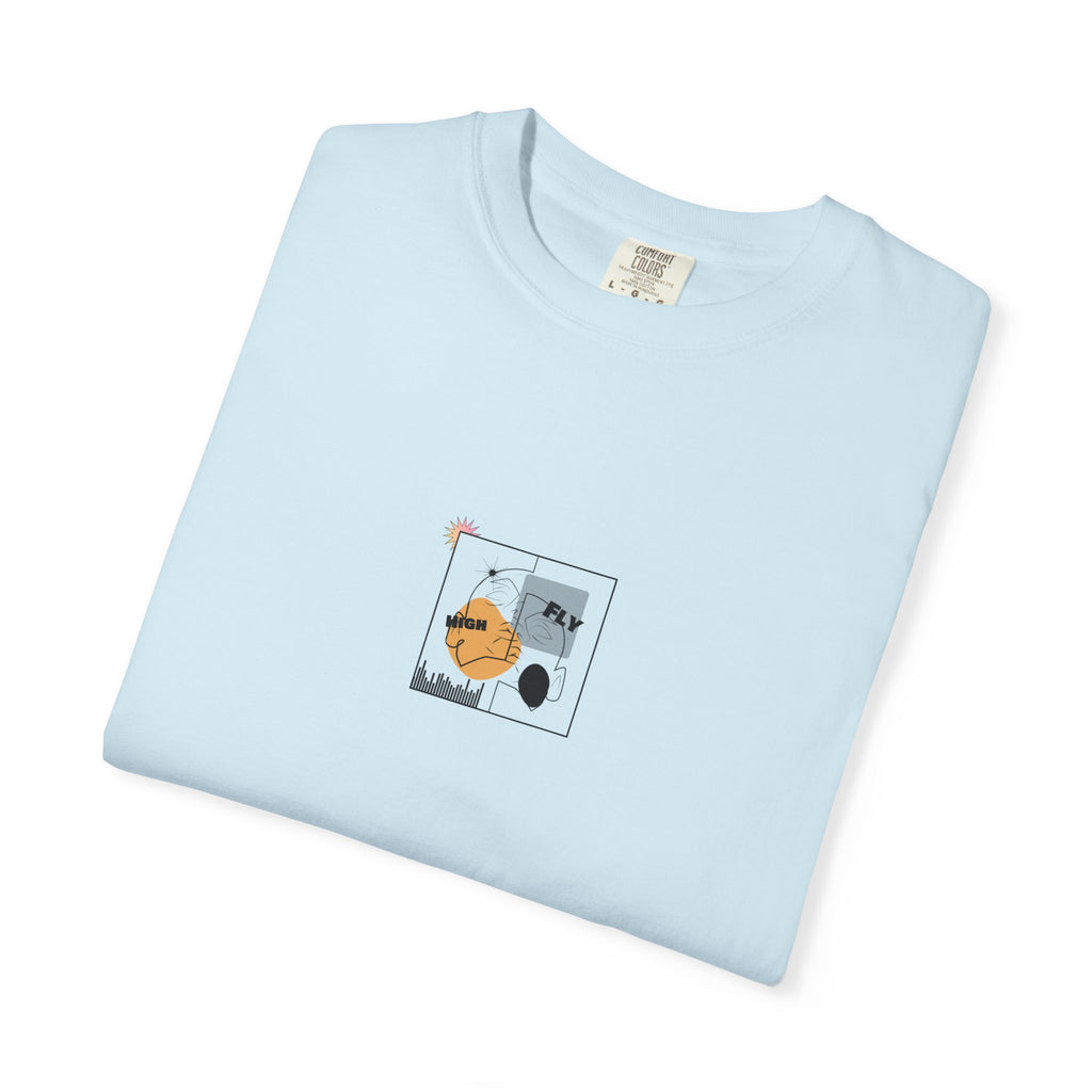 Fly High Split-Face Graphic T-Shirt