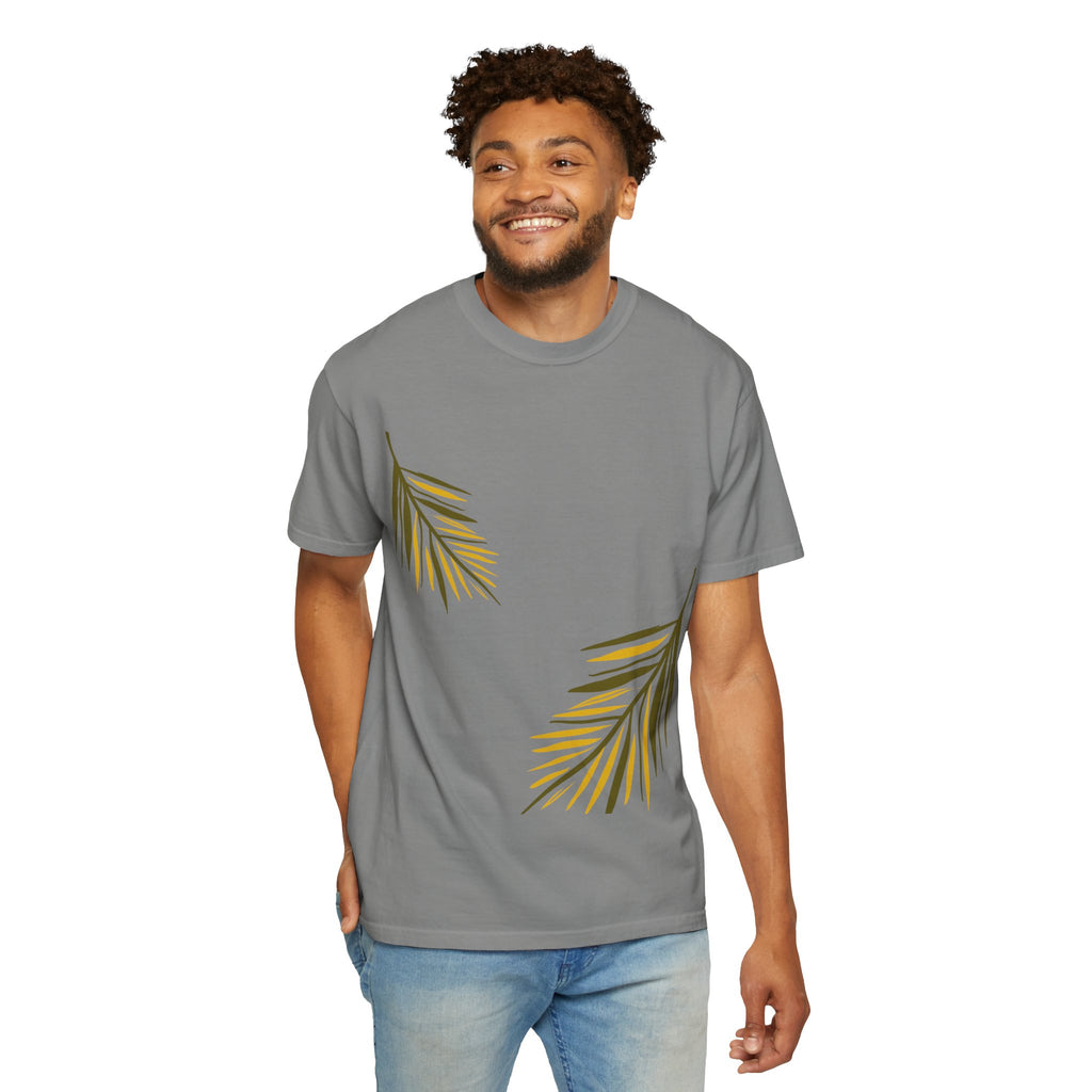 Floral Leaves Tee — Leaf Print T-Shirt