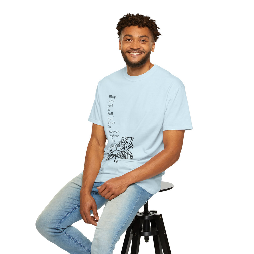 Unisex Quote Bleeding Rose Graphic Tshirt