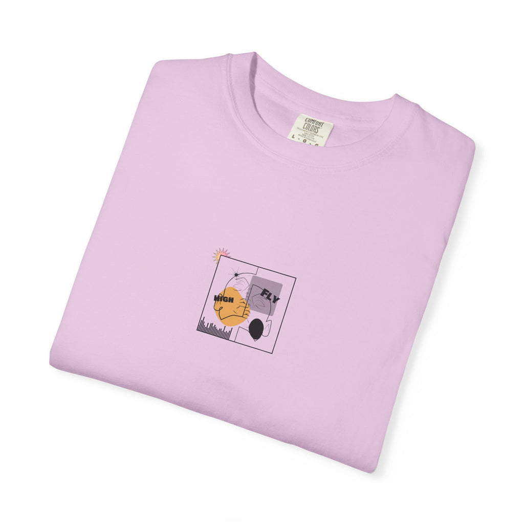 Fly High Split-Face Graphic T-Shirt