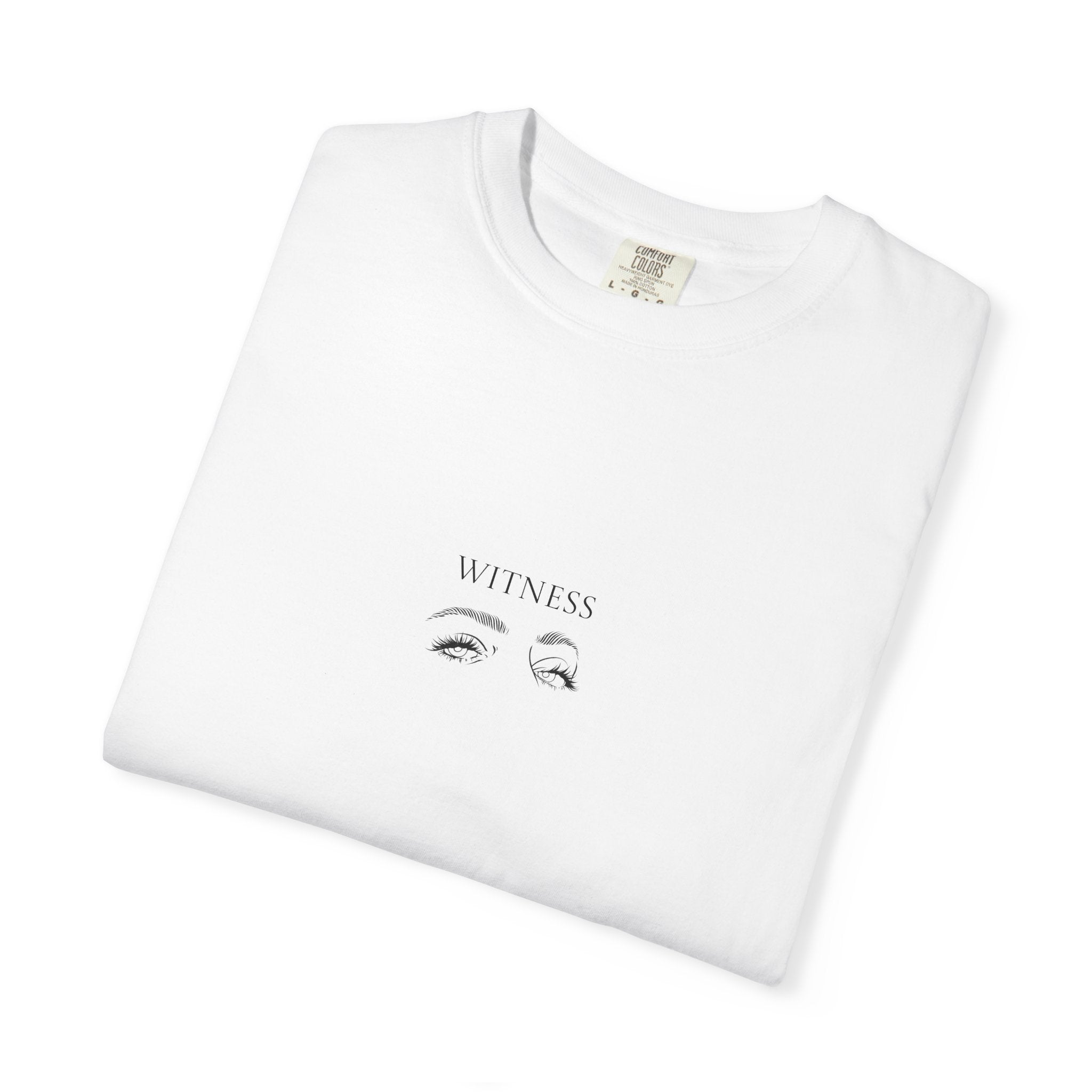 Witness Graphic T-Shirt — Minimalist Glare Design