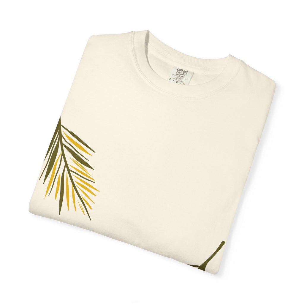 Floral Leaves Tee — Leaf Print T-Shirt