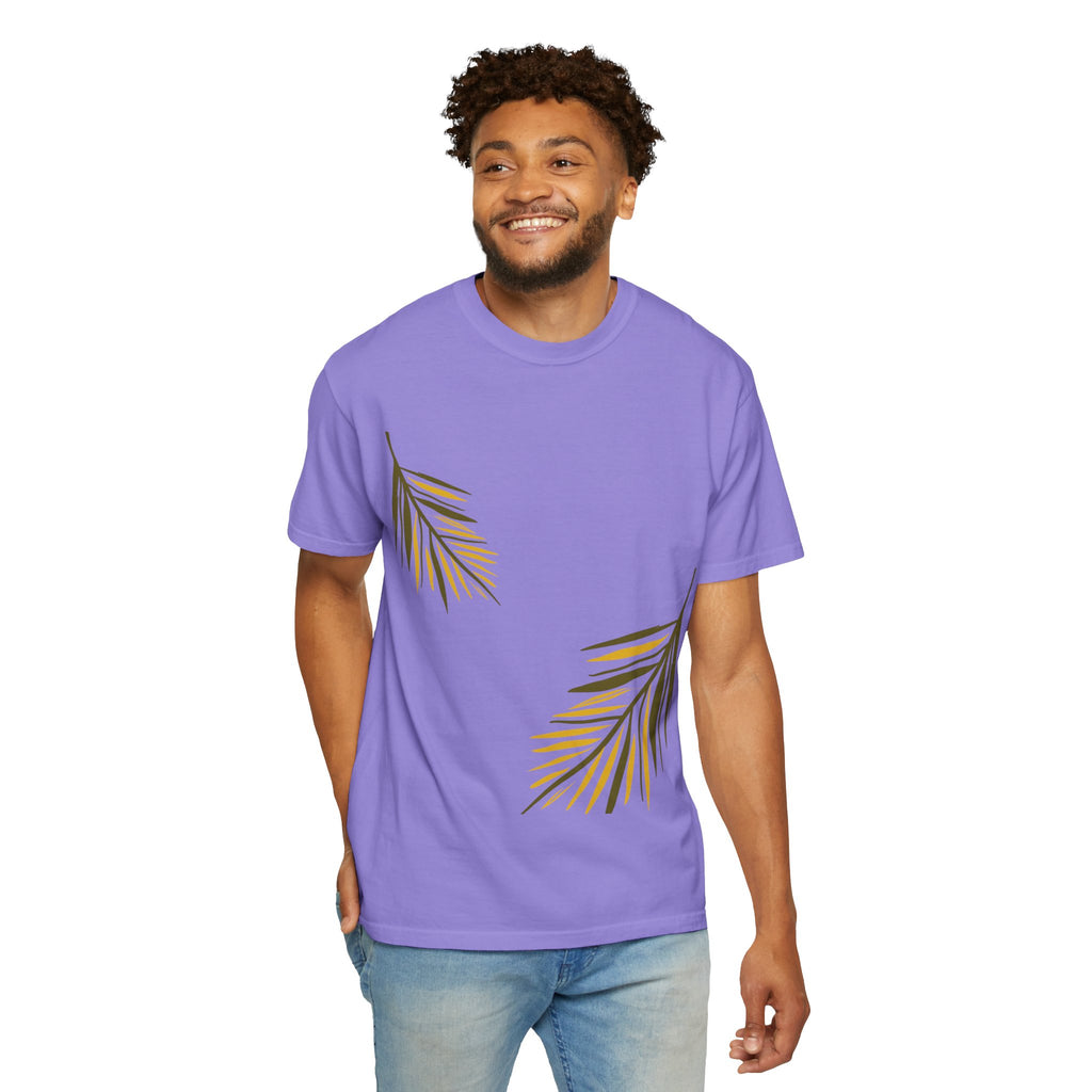 Floral Leaves Tee — Leaf Print T-Shirt